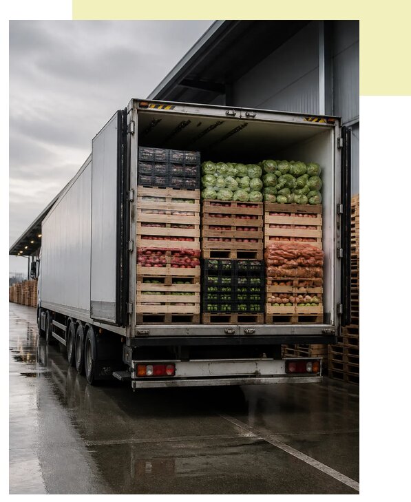Перевозка плодоовощной продукции в Подольск по цене от 5209 р. | Агросервис-Пдл